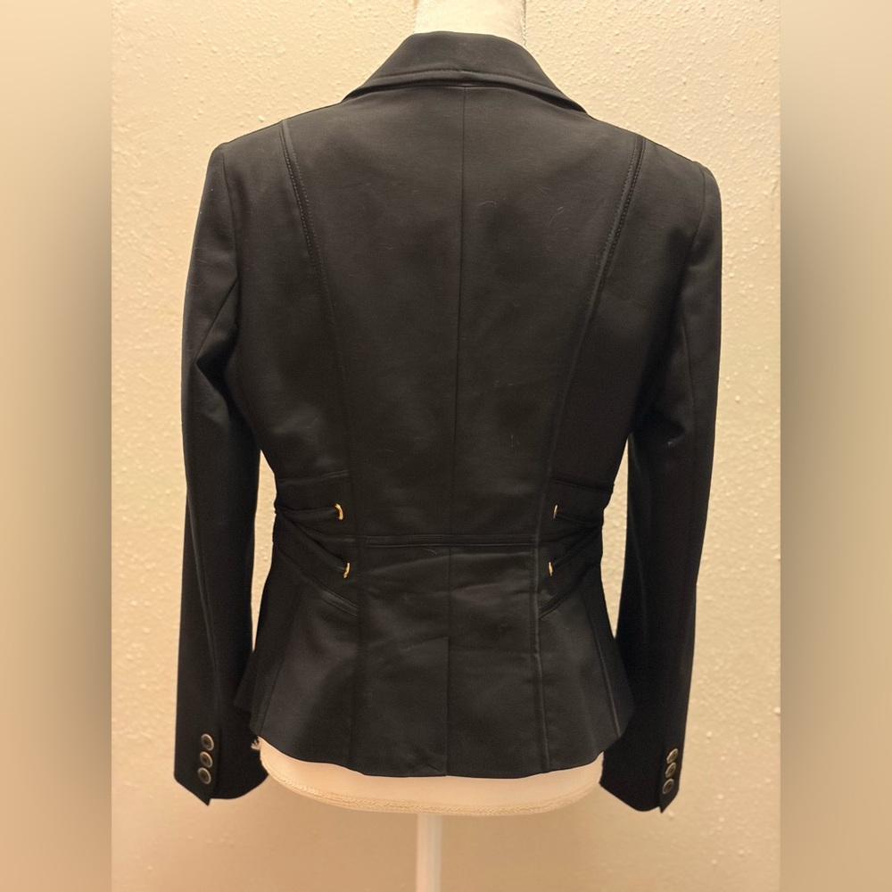 Cache Vintage Crop Blazer Corset Detail - Picture 2 of 5